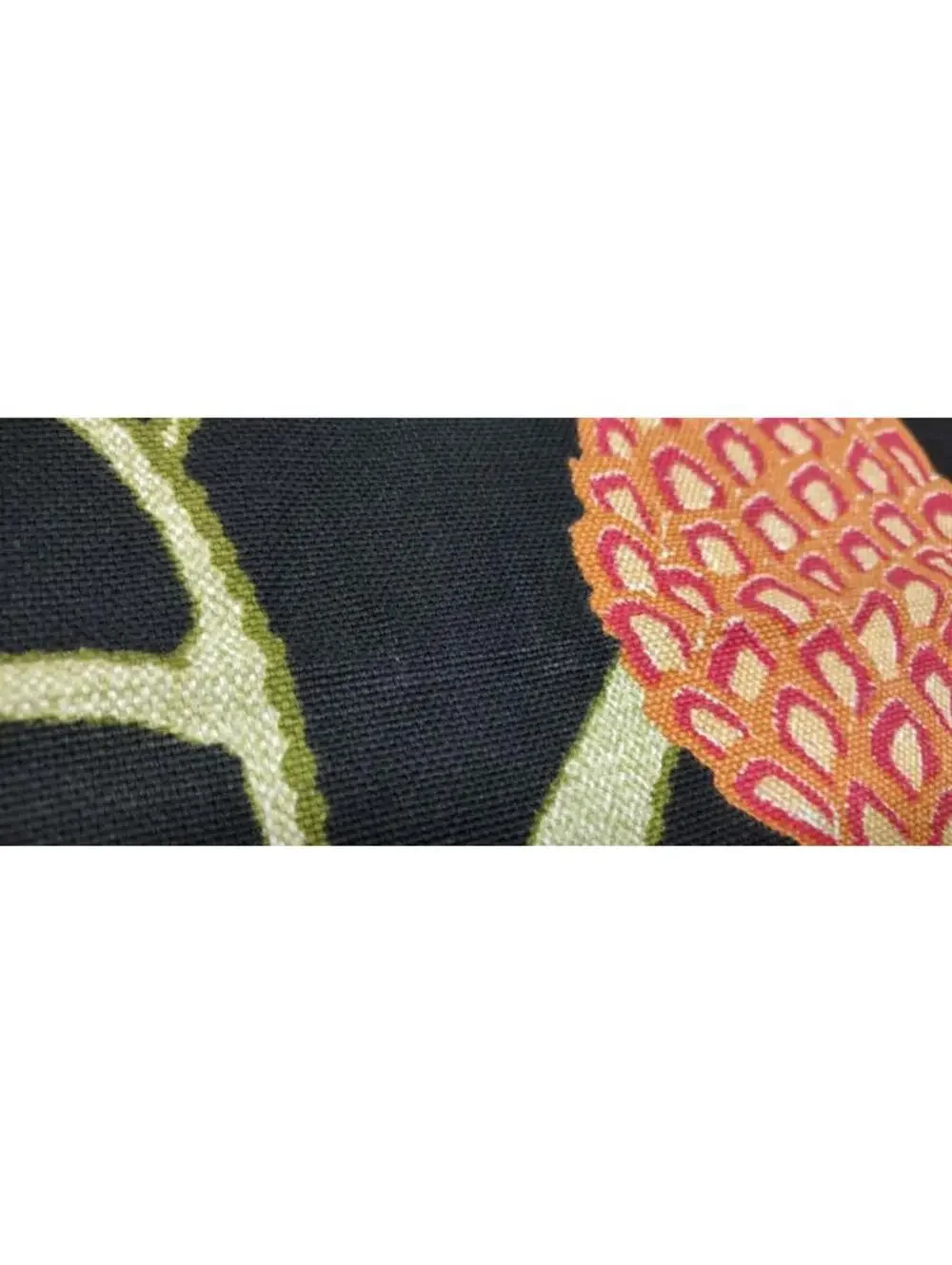 Pindler Palm Court Noir Black Strange FRUIT Designer Fabric Sampler 23x23
